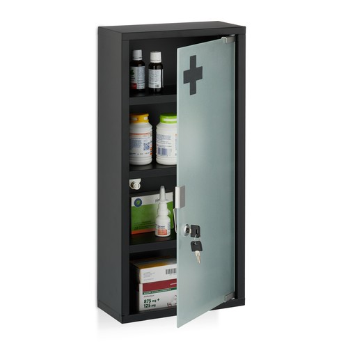 Medicine cabinet first - medicine, aid