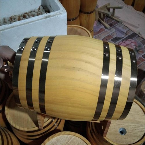 Oak barrel with - oak,