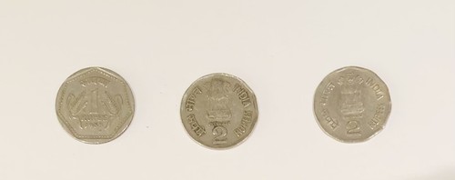 Indian rupee coins - rupee,