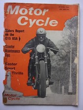 THE MOTOR CYCLE Magazine - 22nd April 1965 Edition - BSA C15 test