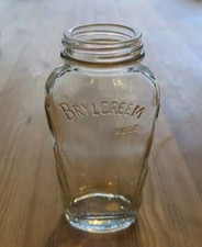 Vintage Brylcreem Glass Bottle
