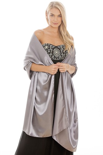 Central chic silver satin - central,