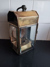 brass ships oild lamp