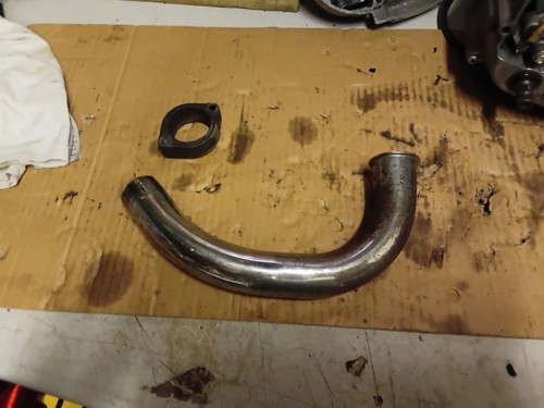 Kawasaki kh125 exhaust - kawasaki,