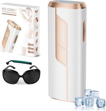 Laser Hair Removal Device Painless Ice Cooling Function, IPL Hair Removal Home U