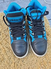 Mens Adidas Hi Top Black/blue