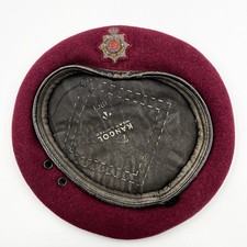 Genuine QE2 1961 Royal Army Service Corps Officers Airborne Maroon Beret