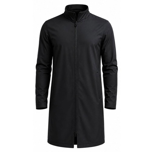 Men black longline softshell - black,