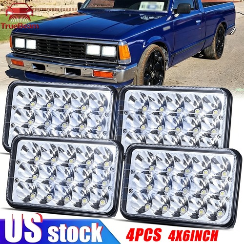4pcs 4x6 headlights lo - 4pcs, 4x6"