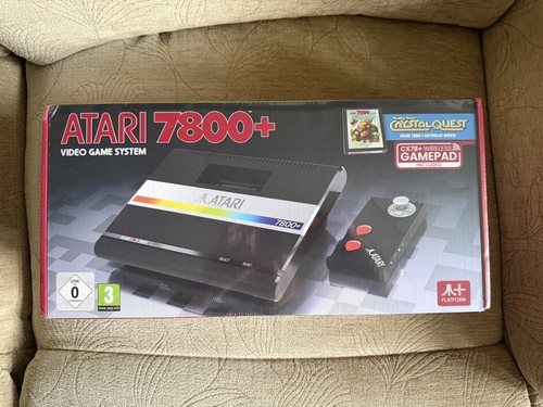 Atari 7800 console with cx78 - 7800+,
