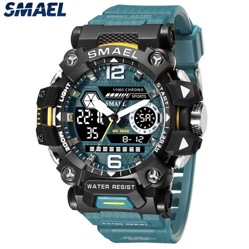 Mens quartz led digital - digital, 50m