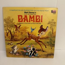 Walt Disney’s Story and Songs From BAMBI LP Vinyl Record 1969 3903 VG