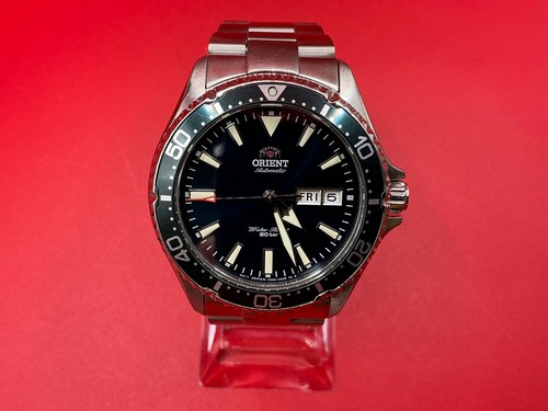 Orient mako day date blue - day,