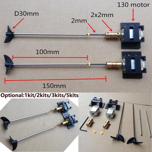 Double motors boat drive - double, rc