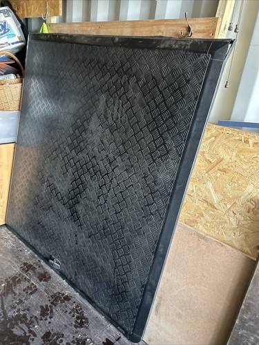 Chequer plate tonneau cover - chequer,