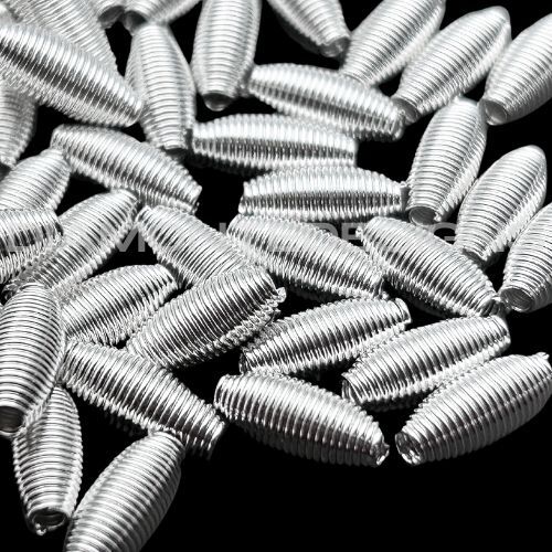 9mm silver plated spring - plated,