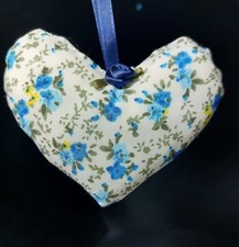 Fabric Hanging Hearts