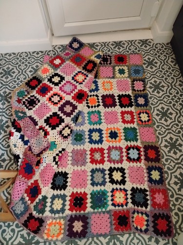 Handmade crochet blanket - handmade,
