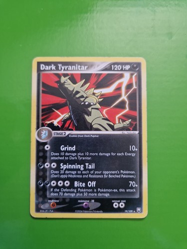 Pokémon tcg dark tyranitar - tcg,