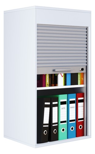 Wood file cabinet - , roller
