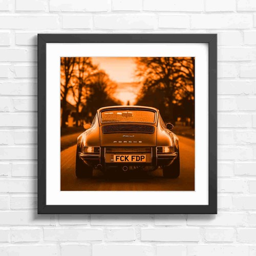 Classic porsche 911 sunset - classic,