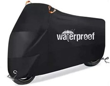 Heavy Duty Motorcycle Motorbike Waterproof Cover Rain UV Dust Outdoor Protector