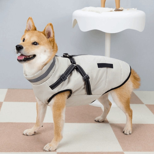 Adjustable dog jacket - adjustable,