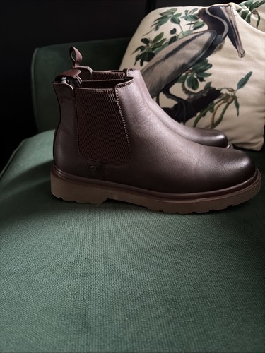 Brown ankle boots - boots, size
