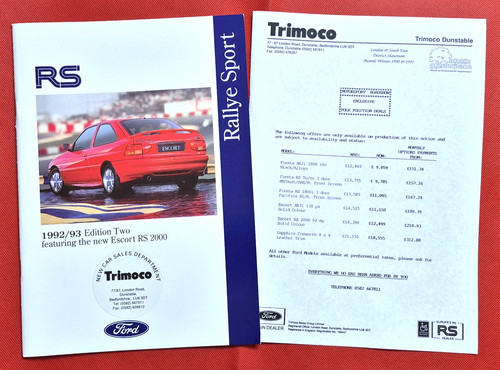 1992 ford brochure escort - 1992, -escort