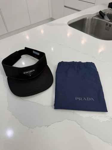 Prada nylon sun visor hat - nylon,