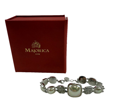 Majorica bracelet white - majorica,