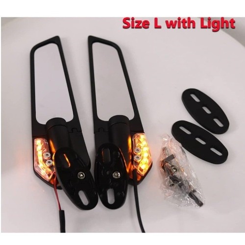 Motorcycle winglet mirrors - winglet,