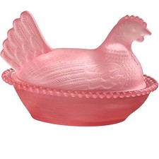 Chicken shaped candy dish with - chicken,