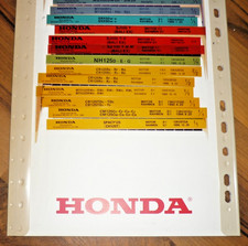 Honda Motorcycle Microfiche