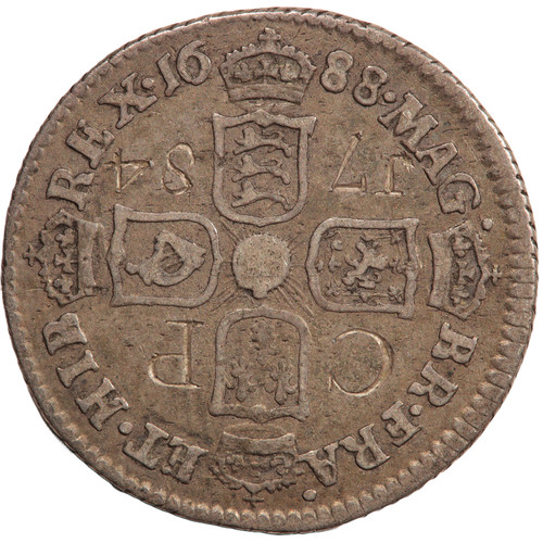 1688 king james silver - king,