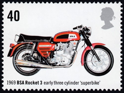 1969 bsa rocket motorcycle - rocket,