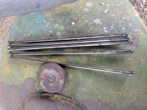Push rod removed from - -,