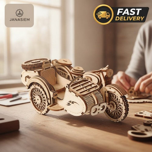 Exquisite wooden motorbike - exquisite,