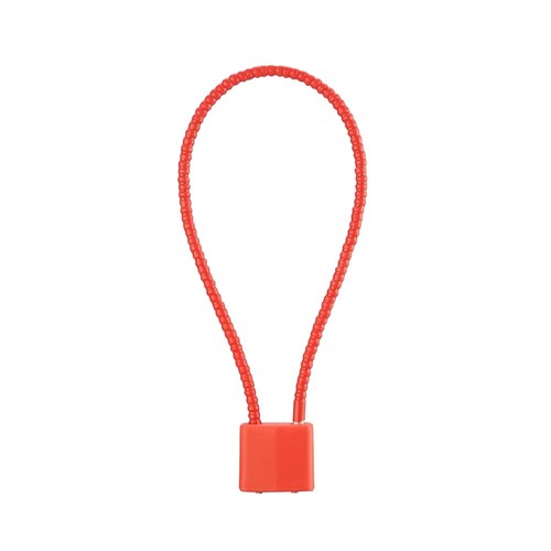 Wire rope padlock - 38cm, black