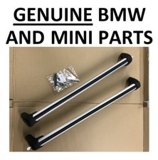 GENUINE BMW 3 Series F30, F34, lockable Roof Rack Bars 82712361814 . PAIR. 7X
