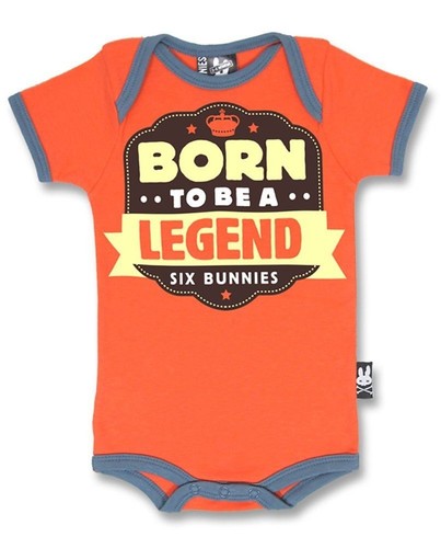 Six bunnies unisex orange - bunnies,