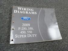 2009 Ford F250 Super Duty Truck Electrical Wiring Diagrams Manual XL XLT  