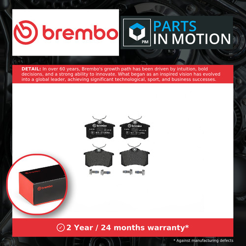 Brake pads set rear - pads,