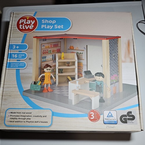 Playtive wooden shop play set - playtive,