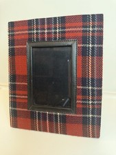 Red Plaid Tartan Fabric
