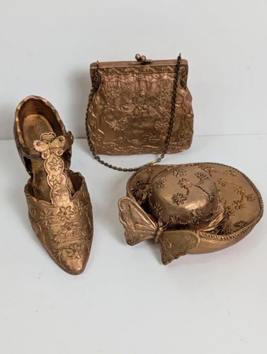 Gilt fashion ornaments - gilt, ceramic