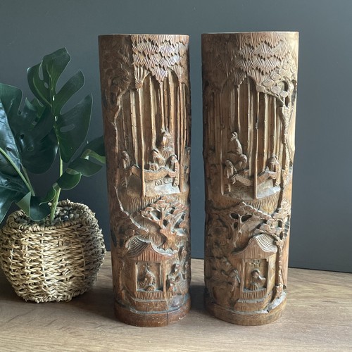 Pair tall chinese - tall, 18th
