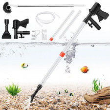 Gravel Vacuum for Aquarium Water Changing Equipment Fish Tank Sand Washing Tool 