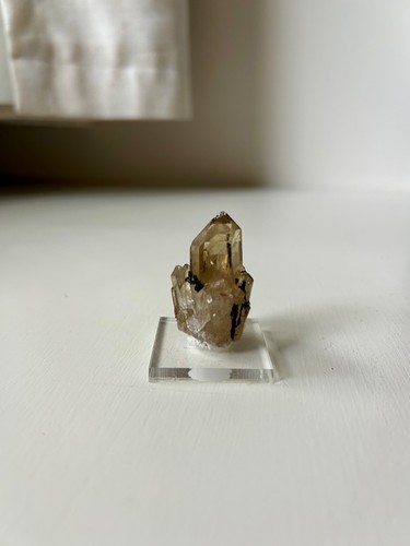 Natural smoky citrine quartz - citrine,