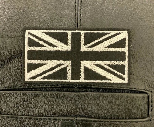Black white union jack - &,